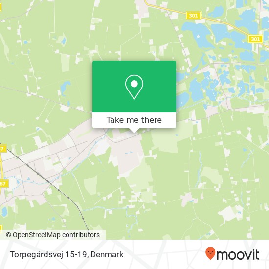 Torpegårdsvej 15-19 map