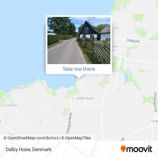 Dalby Huse map