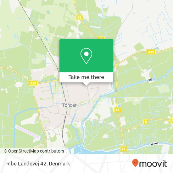 Ribe Landevej 42 map