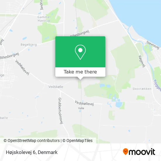 Højskolevej 6 map