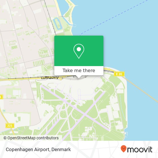 Copenhagen Airport map