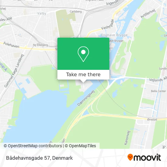 Bådehavnsgade 57 map