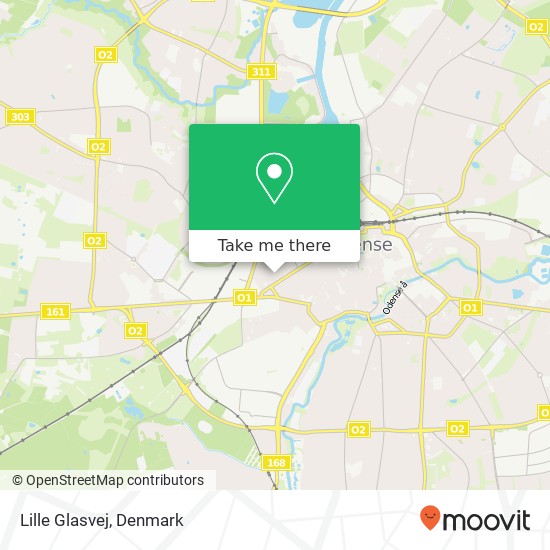 Lille Glasvej map