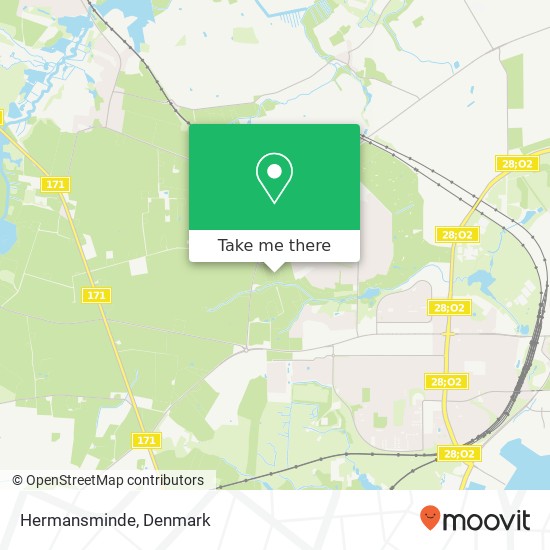 Hermansminde map