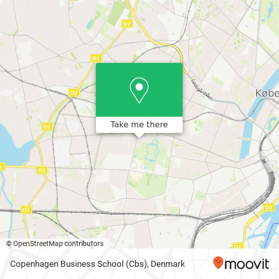 Copenhagen Business School (Cbs) map