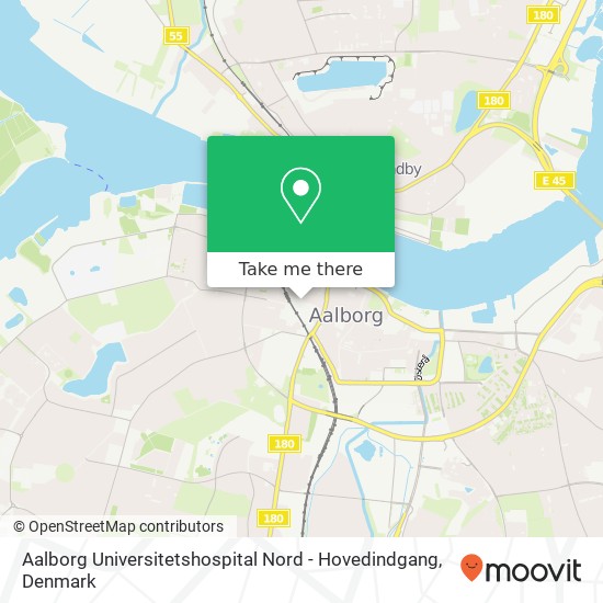 Aalborg Universitetshospital Nord - Hovedindgang map