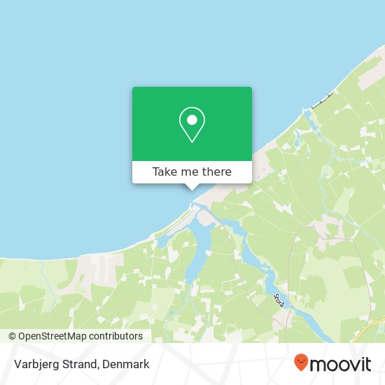 Varbjerg Strand map