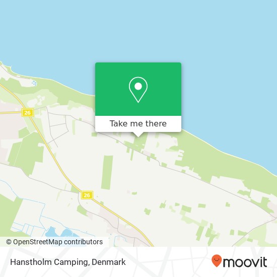 Hanstholm Camping map