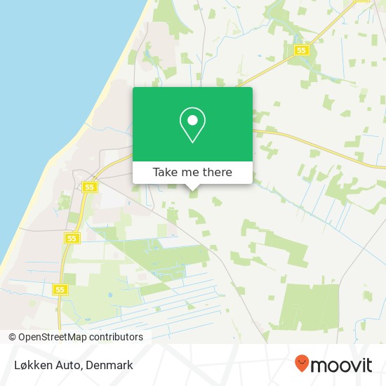 Løkken Auto map