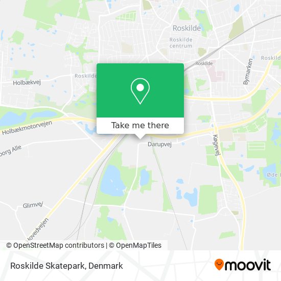 Roskilde Skatepark map