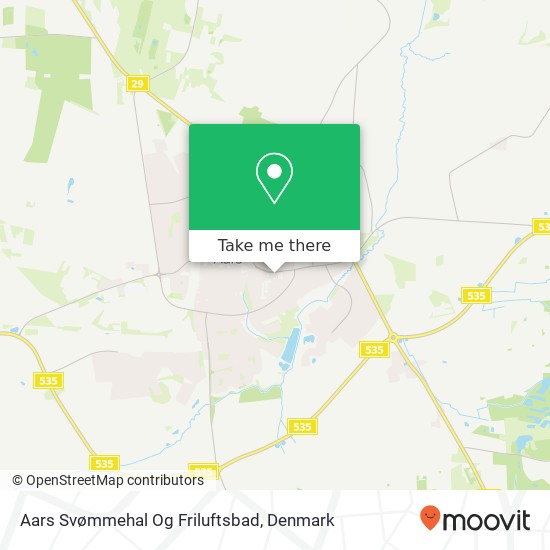 Aars Svømmehal Og Friluftsbad map
