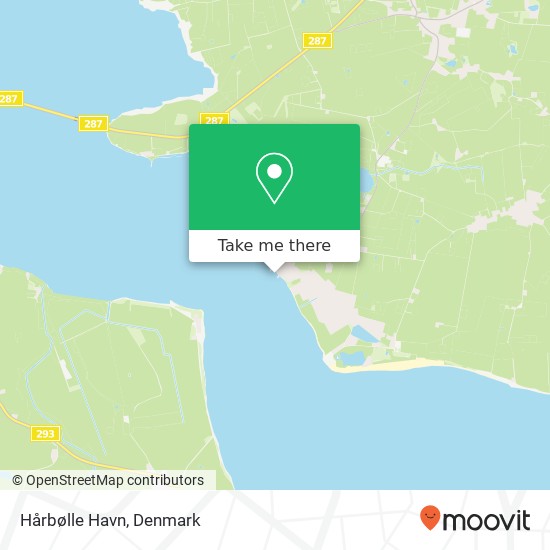 Hårbølle Havn map