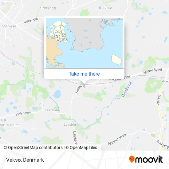 Veksø map