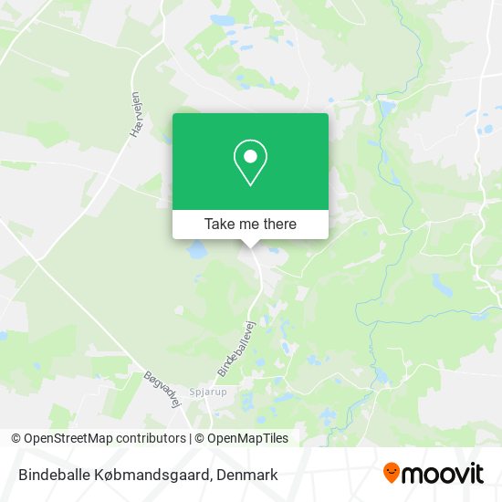 Bindeballe Købmandsgaard map