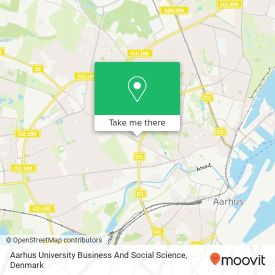 Aarhus University Business And Social Science map