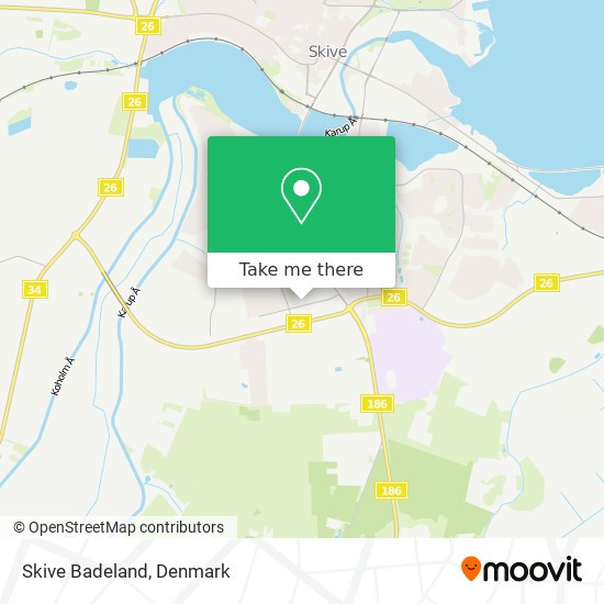 Skive Badeland map