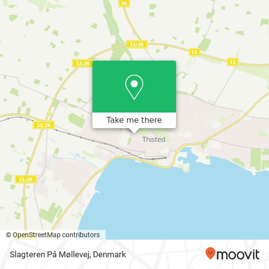 Slagteren På Møllevej map