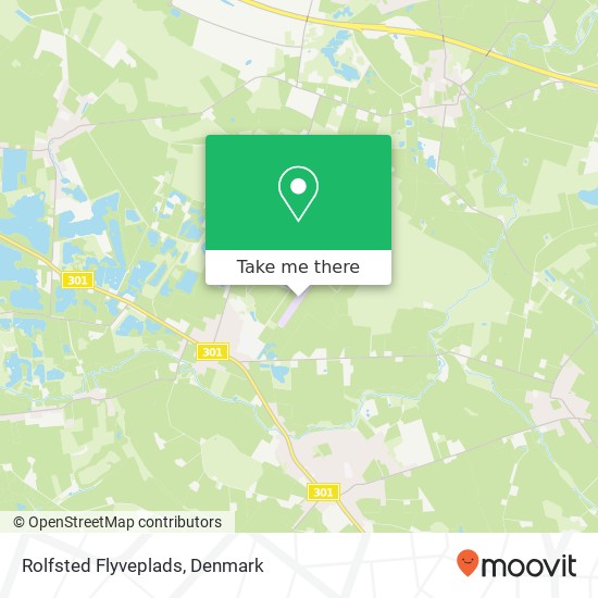 Rolfsted Flyveplads map