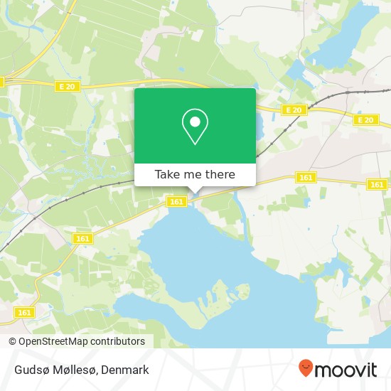 Gudsø Møllesø map