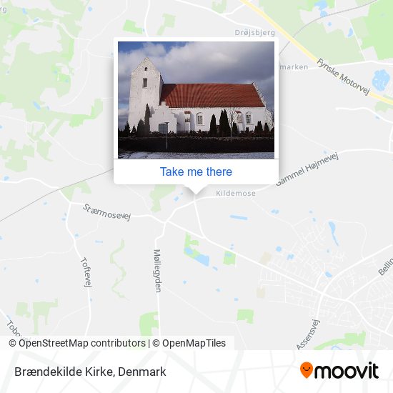 Brændekilde Kirke map