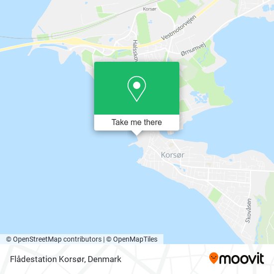 Flådestation Korsør map