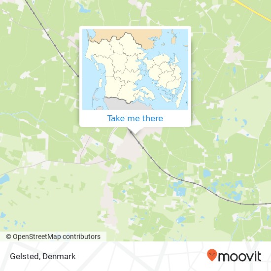 Gelsted map