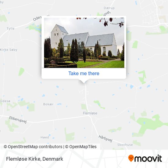 Flemløse Kirke map