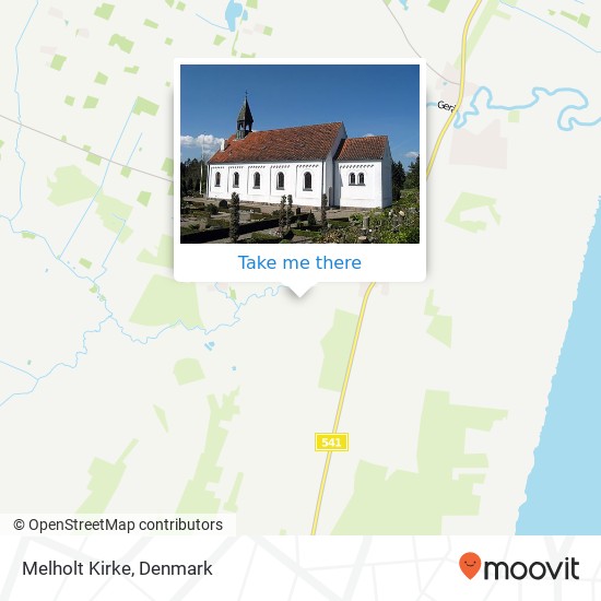 Melholt Kirke map