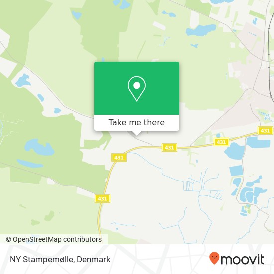 NY Stampemølle map