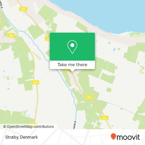 Strøby map