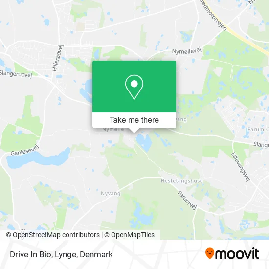Drive In Bio, Lynge map
