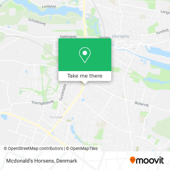 Mcdonald's Horsens map