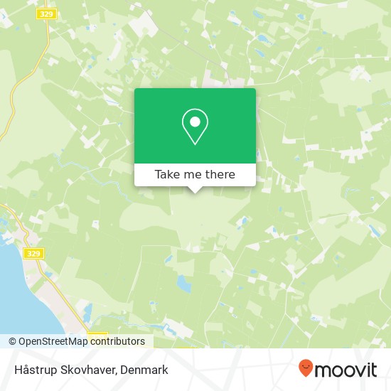 Håstrup Skovhaver map