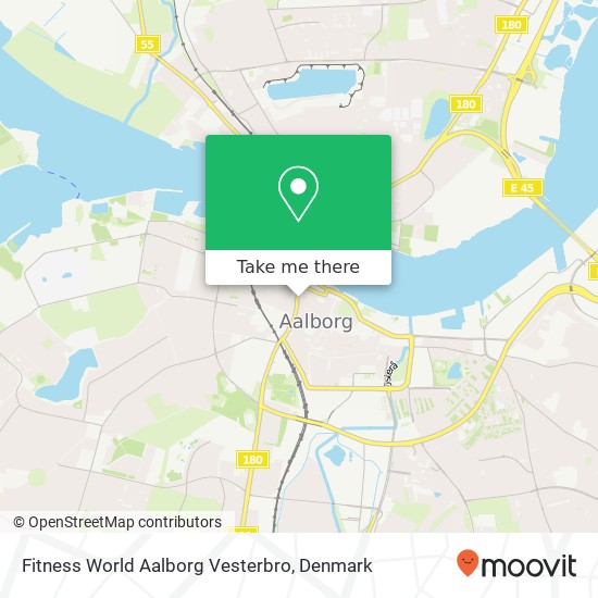 Fitness World Aalborg Vesterbro map