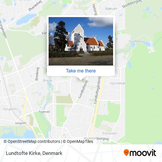 Lundtofte Kirke map