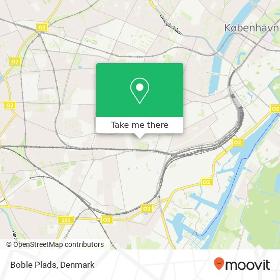 Boble Plads map