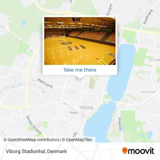 Viborg Stadionhal map