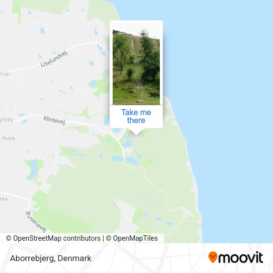 Aborrebjerg map
