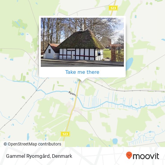 Gammel Ryomgård map