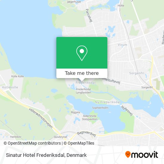 Sinatur Hotel Frederiksdal map