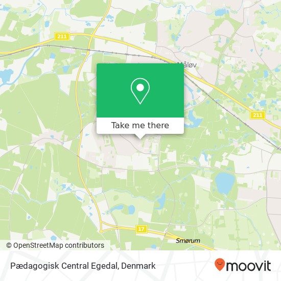 Pædagogisk Central Egedal map