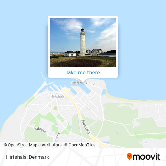 Hirtshals map