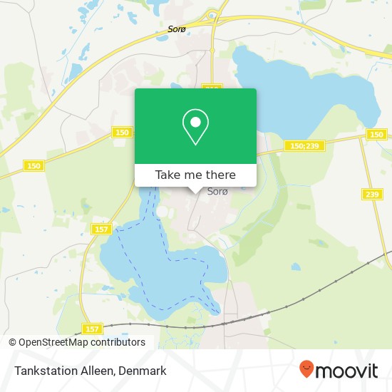 Tankstation Alleen map