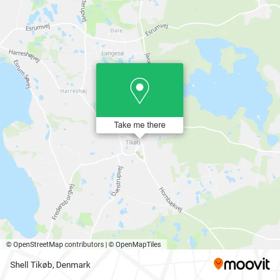 Shell Tikøb map