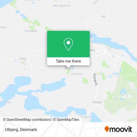 Ulbjerg map
