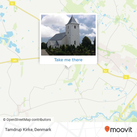 Tamdrup Kirke map