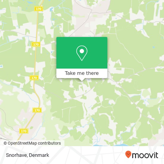 Snorhave map