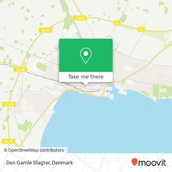 Den Gamle Slagter map