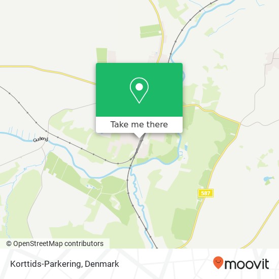 Korttids-Parkering map