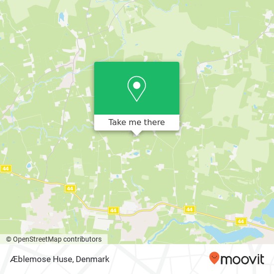 Æblemose Huse map